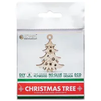 Puzzle 3D Ewa Toys Christmas Tree 14+/ Numărul de piese: 8 photo 2