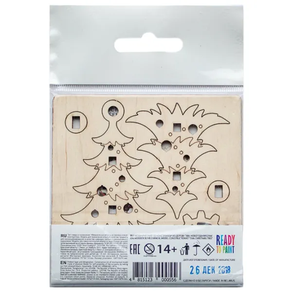 Пазл 3D Ewa Toys Рождественская Ёлка 14+/ Количество деталей: 8 photo 3
