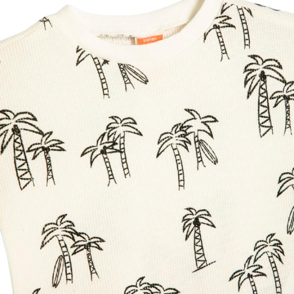 Футболка для мальчиков Koton 4SMB10185TK 86 / Экрю photo 3