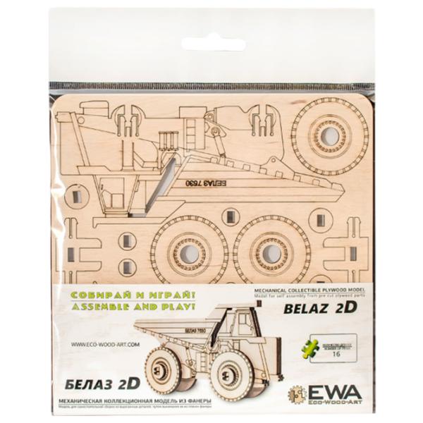 Пазл 2D Ewa Toys Belaz 14+/ Количество деталей: 16 photo 2