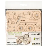 Пазл 2D Ewa Toys Belaz 14+/ Количество деталей: 16 photo 2