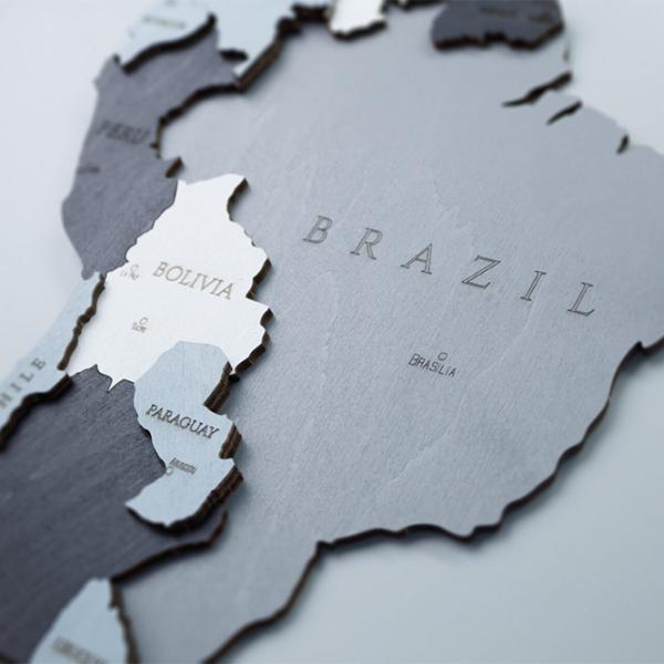 Пазл 2D Ewa Toys World Map M Smoky Dreams 14+/ Количество деталей: 126 photo 6