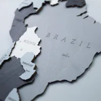 Puzzle 2D Ewa Toys World Map M Smoky Dreams 14+/ Numărul de piese: 126 photo 6