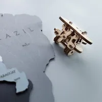 Puzzle 2D Ewa Toys World Map M Smoky Dreams 14+/ Numărul de piese: 126 photo 7