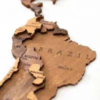 Puzzle 2D Ewa Toys World Map M Choco World 14+/ Numărul de piese: 126 photo 6