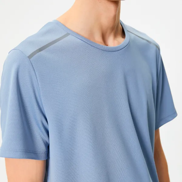 Tricou pentru bărbați Koton 4SAM10065NK 100% poliester/ Grey photo 5