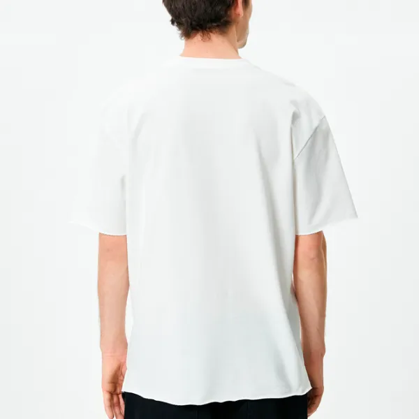 Tricou pentru bărbați Koton 4SAM10270HK 100% bumbac/ Ecru photo 2