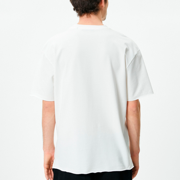 Tricou pentru bărbați Koton 4SAM10270HK 100% bumbac/ Ecru photo 2