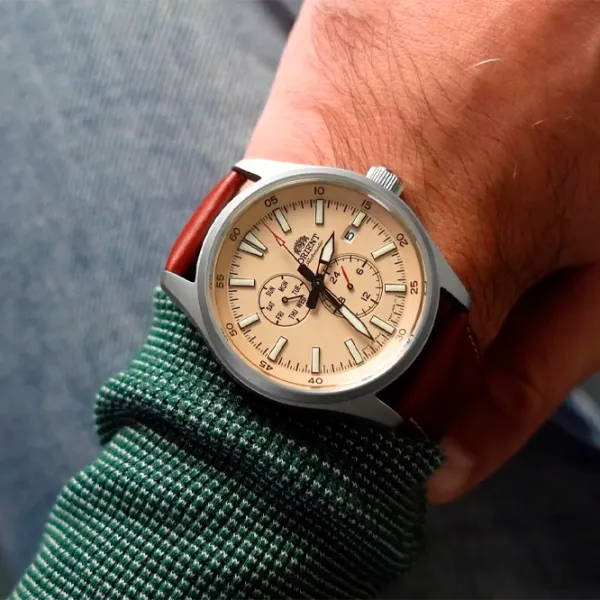 Ceas de mână pentru bărbați Orient RA-AK0405Y10B Mecanic/ 43 mm photo 6 Ceas de mână pentru bărbați Orient RA-AK0405Y10B Mecanic/ 43 mm photo 6