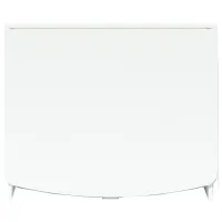 Masă de bucătărie extensibilă Fabrik Home закругленный белый ясень PAL/ White photo 3