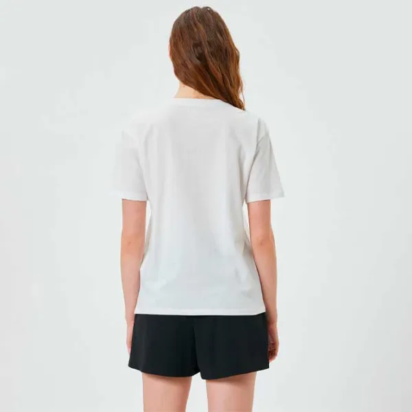 Tricou pentru femei Koton 4SAL10562IK 100% bumbac/ White photo 4