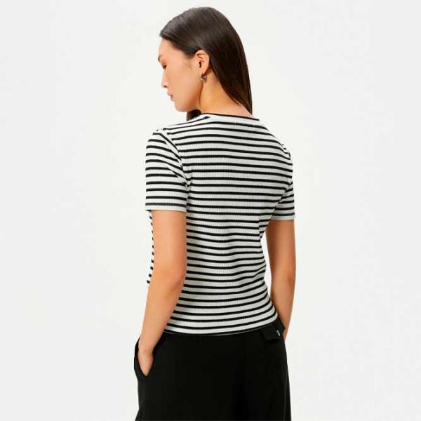 Tricou pentru femei Koton 4SAK50003EK 35% viscoză/ White photo 6