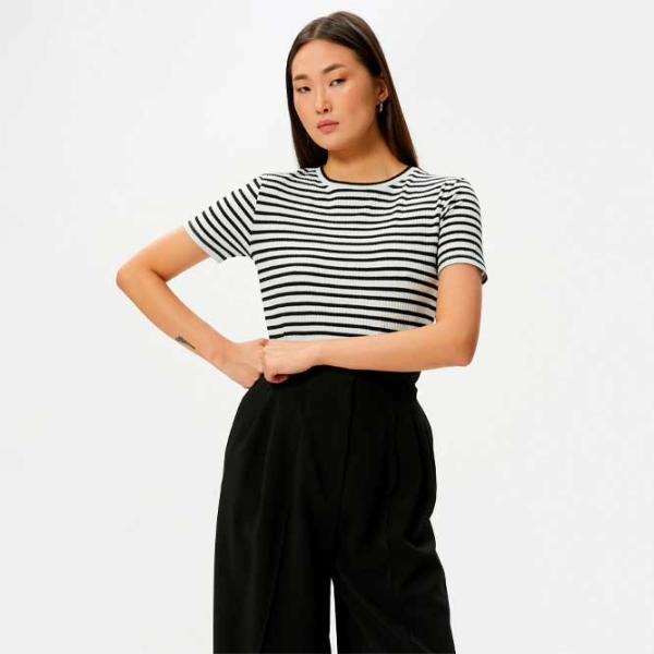 Tricou pentru femei Koton 4SAK50003EK 35% viscoză/ White photo 2