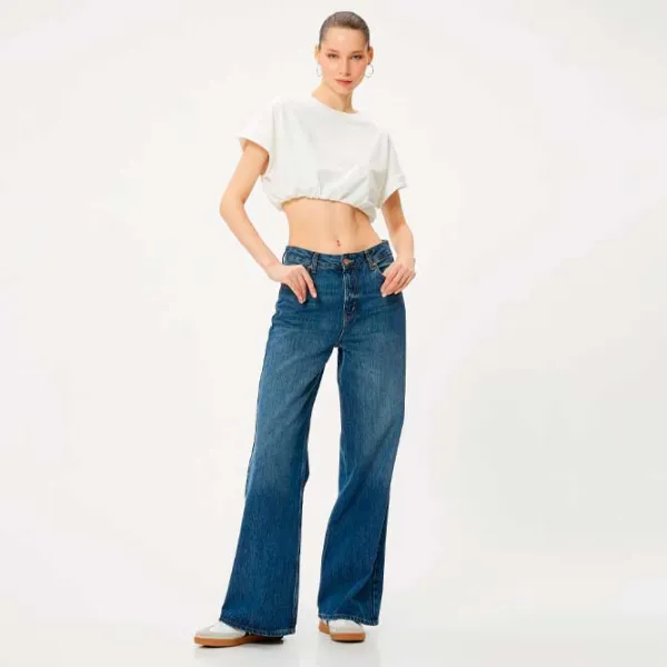 Tricou pentru femei Koton 4SAL10048IK 97% Bumbac/ White photo 3