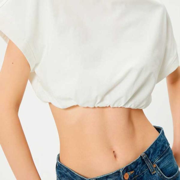 Футболка для женщин Koton 4SAL10048IK 97% Хлопок/ Белый photo 5