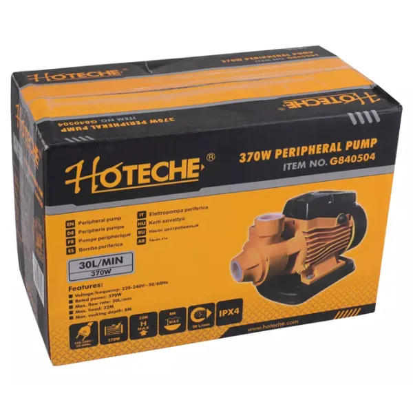 Pompă de suprăfață Hoteche G840504 370 W 1800 l/ h photo 6 Pompă de suprăfață Hoteche G840504 370 W 1800 l/ h photo 6