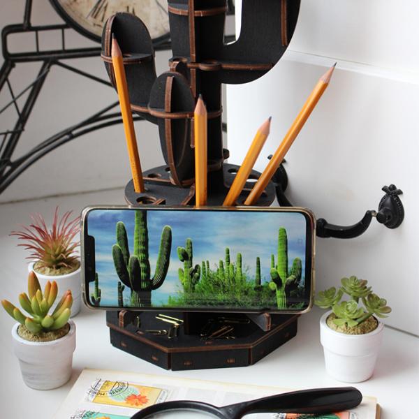 Puzzle 3D Ewa Toys Organizator birou: Cactus 14+/ Numărul de piese: 46 photo 7 Puzzle 3D Ewa Toys Organizator birou: Cactus 14+/ Numărul de piese: 46 photo 7