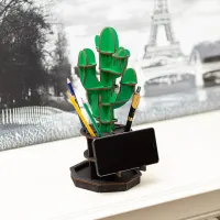Пазл 3D Ewa Toys Настольный органайзер: Кактус 14+/ Количество деталей: 46 photo 7
