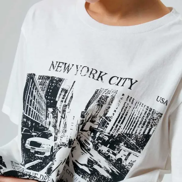 Tricou pentru femei Koton 4SAL10640IK 100% bumbac/ White photo 5