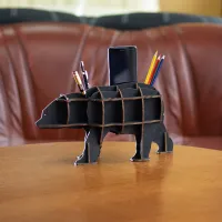 Пазл 3D Ewa Toys Настольный органайзер: Медведь 14+/ Количество деталей: 26 photo 7