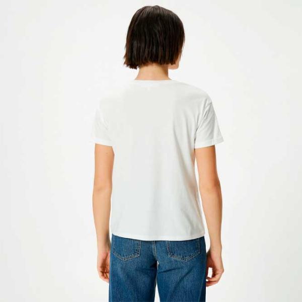 Tricou pentru femei Koton 4SAL10203IK 100% bumbac/ White photo 4