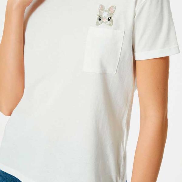 Tricou pentru femei Koton 4SAL10203IK 100% bumbac/ White photo 5