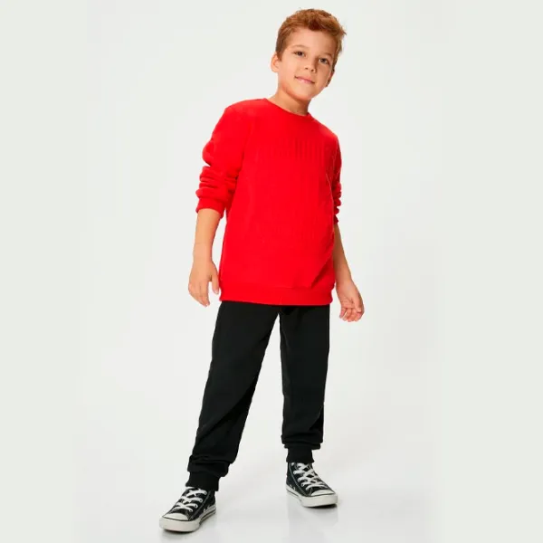 Спортивные брюки для мальчиков Koton Jogger Sweatpants Drawstring 6-7/ Черный photo 5 Спортивные брюки для мальчиков Koton Jogger Sweatpants Drawstring 6-7/ Черный photo 5