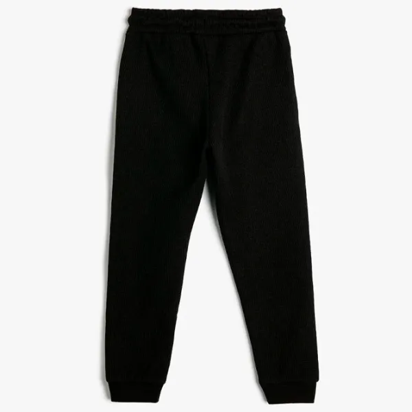 Спортивные брюки для мальчиков Koton Basic Jogger Sweatpants Pockets 9-10/ Черный photo 2 Спортивные брюки для мальчиков Koton Basic Jogger Sweatpants Pockets 9-10/ Черный photo 2