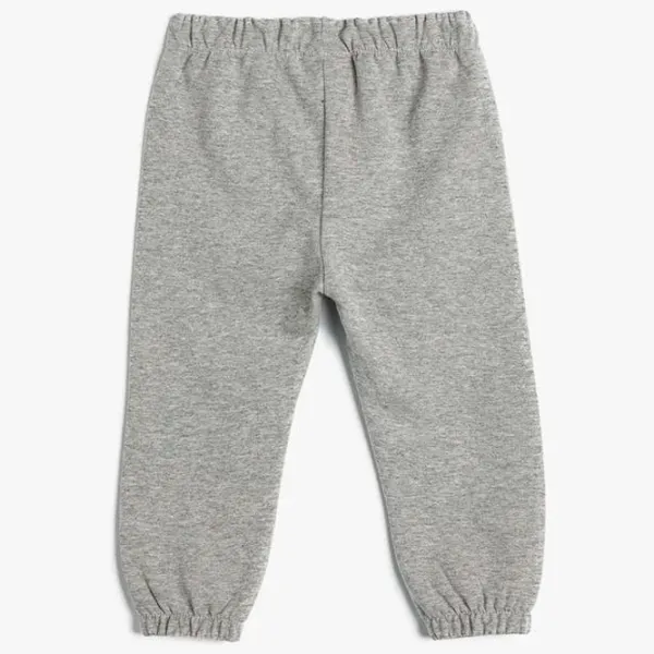 Pantaloni sportivi pentru băieți Koton Waistband Printed 3-4/ Gray photo 2 Pantaloni sportivi pentru băieți Koton Waistband Printed 3-4/ Gray photo 2