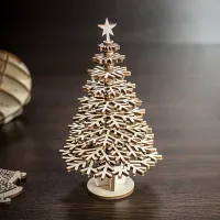 Puzzle 3D Ewa Toys Christmas Tree 14+/ Numărul de piese: 41 photo 3