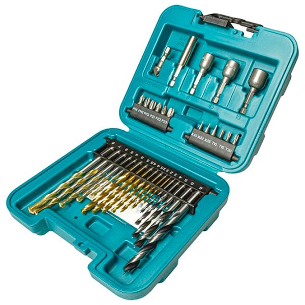 Set de accesorii înșurubare și burghii Makita B-68498 Oțel photo 2 Set de accesorii înșurubare și burghii Makita B-68498 Oțel photo 2