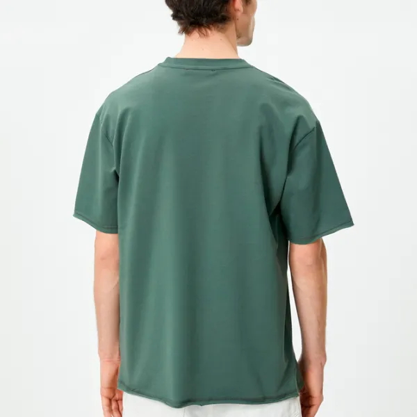 Tricou pentru bărbați Koton 4SAM10270HK 100% bumbac/ Green photo 2