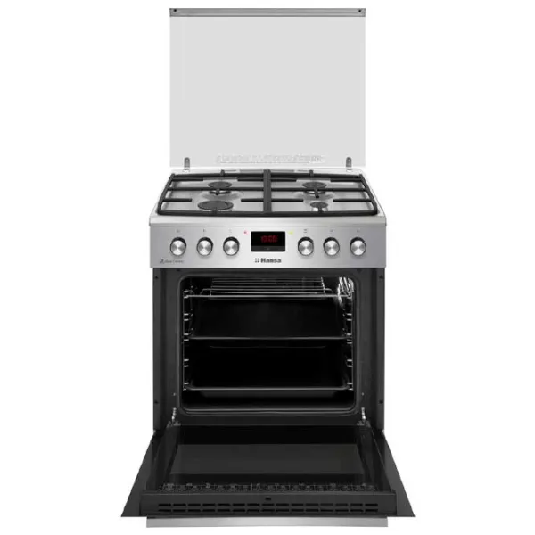 Aragaz Hansa FCMX682233 Pe gaz/ Inox/ Black photo 2