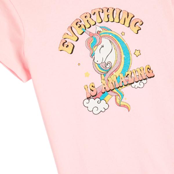 Футболка для девочек Koton 4SKG10046AK 146 - 152 см / Розовый photo 3 Футболка для девочек Koton 4SKG10046AK 146 - 152 см / Розовый photo 3