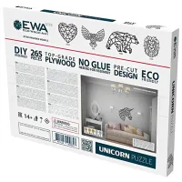Пазл 2D Ewa Toys Unicorn 14+/ Количество деталей: 167 photo 6