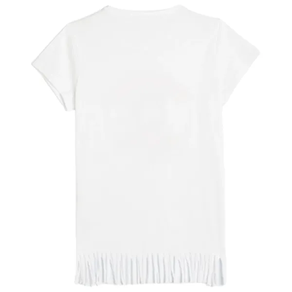 Tricou pentru fete Koton 4SKG10046AK 110 - 116 cm / White photo 2
