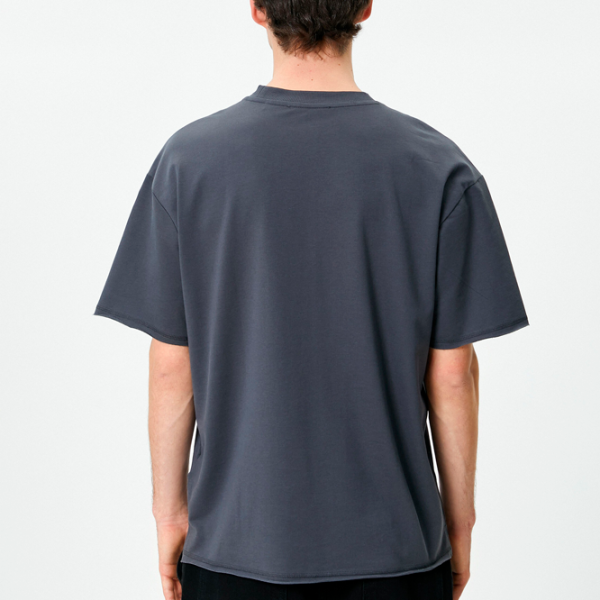 Tricou pentru bărbați Koton 4SAM10270HK 100% bumbac/ Grey photo 2