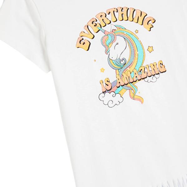 Футболка для девочек Koton 4SKG10046AK 116 - 122 см / Белый photo 3 Футболка для девочек Koton 4SKG10046AK 116 - 122 см / Белый photo 3