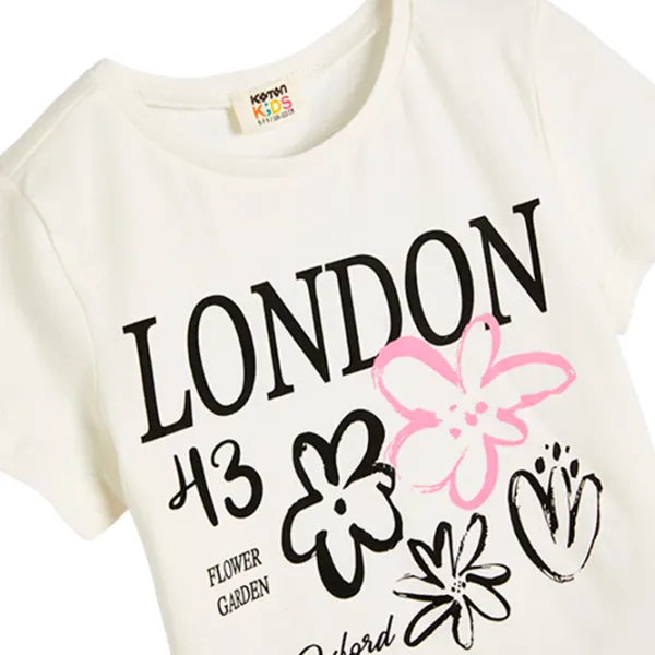 Tricou pentru fete Koton 4SKG10370AK 116 - 122 cm / Beige photo 4 Tricou pentru fete Koton 4SKG10370AK 116 - 122 cm / Beige photo 4