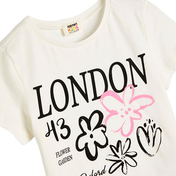 Tricou pentru fete Koton 4SKG10370AK 116 - 122 cm / Beige photo 4 Tricou pentru fete Koton 4SKG10370AK 116 - 122 cm / Beige photo 4