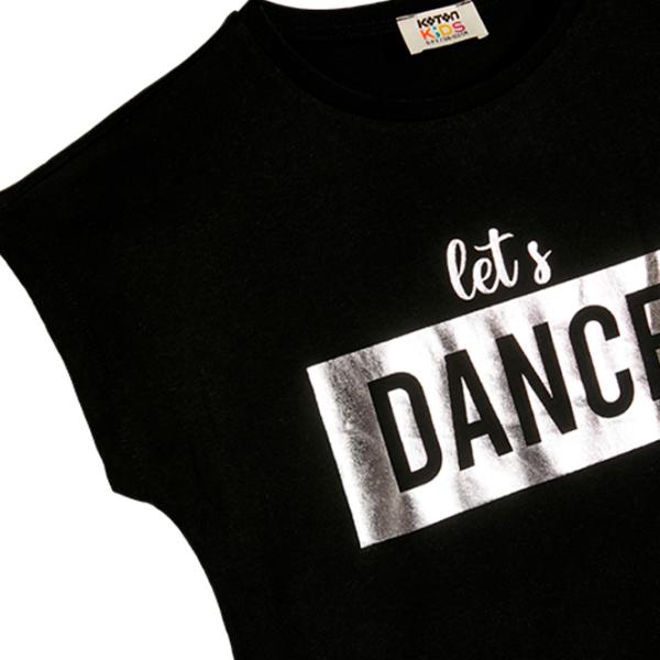 Tricou pentru fete Koton 4SKG10020AK 134 - 140 cm / Black photo 3 Tricou pentru fete Koton 4SKG10020AK 134 - 140 cm / Black photo 3