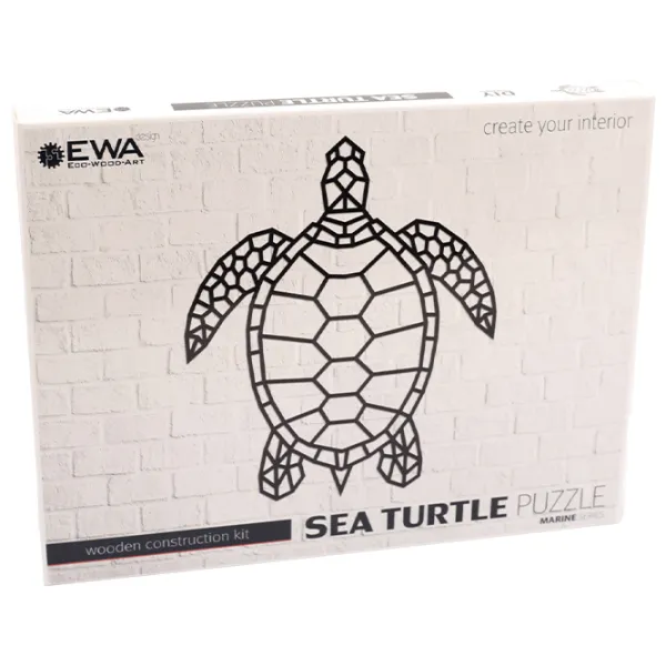 Puzzle 2D Ewa Toys Sea Turtle 14+/ Numărul de piese: 377 photo 2