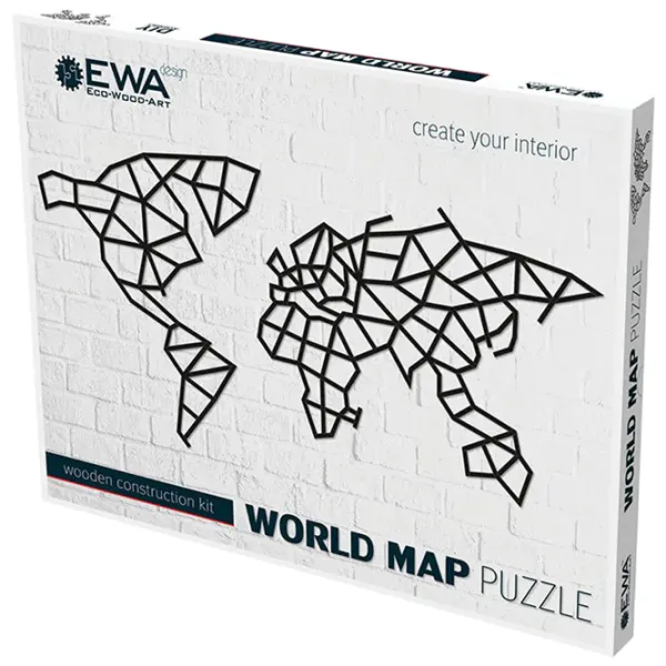 Puzzle 2D Ewa Toys Harta lumii 14+/ Numărul de piese: 324 photo 2 Puzzle 2D Ewa Toys Harta lumii 14+/ Numărul de piese: 324 photo 2