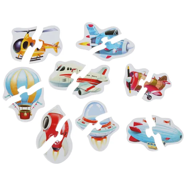 Set de puzzle-uri Puzzlika Transport aerian 2+/ Numărul de piese: 16 photo 3