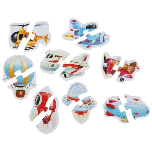 Set de puzzle-uri Puzzlika Transport aerian 2+/ Numărul de piese: 16 photo 3