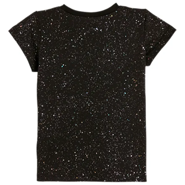 Tricou pentru fete Koton 4SKG10050AK 110 - 116 cm / Black photo 2 Tricou pentru fete Koton 4SKG10050AK 110 - 116 cm / Black photo 2