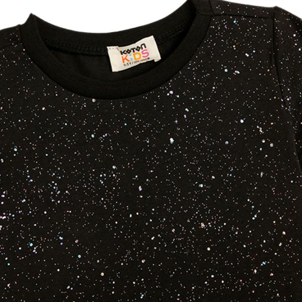 Tricou pentru fete Koton 4SKG10050AK 122 - 128 cm / Black photo 3 Tricou pentru fete Koton 4SKG10050AK 122 - 128 cm / Black photo 3