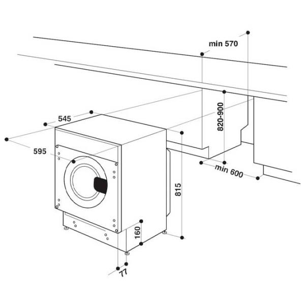 Mașină de spălat Whirlpool BI WMWG 91485 9 kg / 1400 rpm / White photo 6