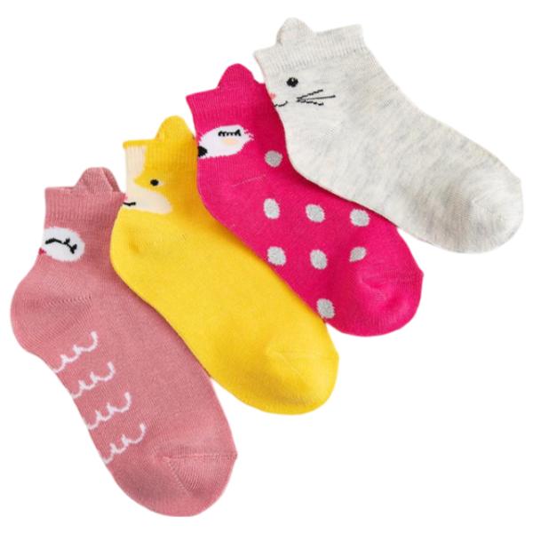 Șosete pentru fetiţe Koton 4SKG80054AA Multicolor photo 2 Șosete pentru fetiţe Koton 4SKG80054AA Multicolor photo 2