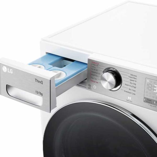 Mașină de spălat LG F4WR913P3WA 13 kg / 1400 rpm / White photo 7
